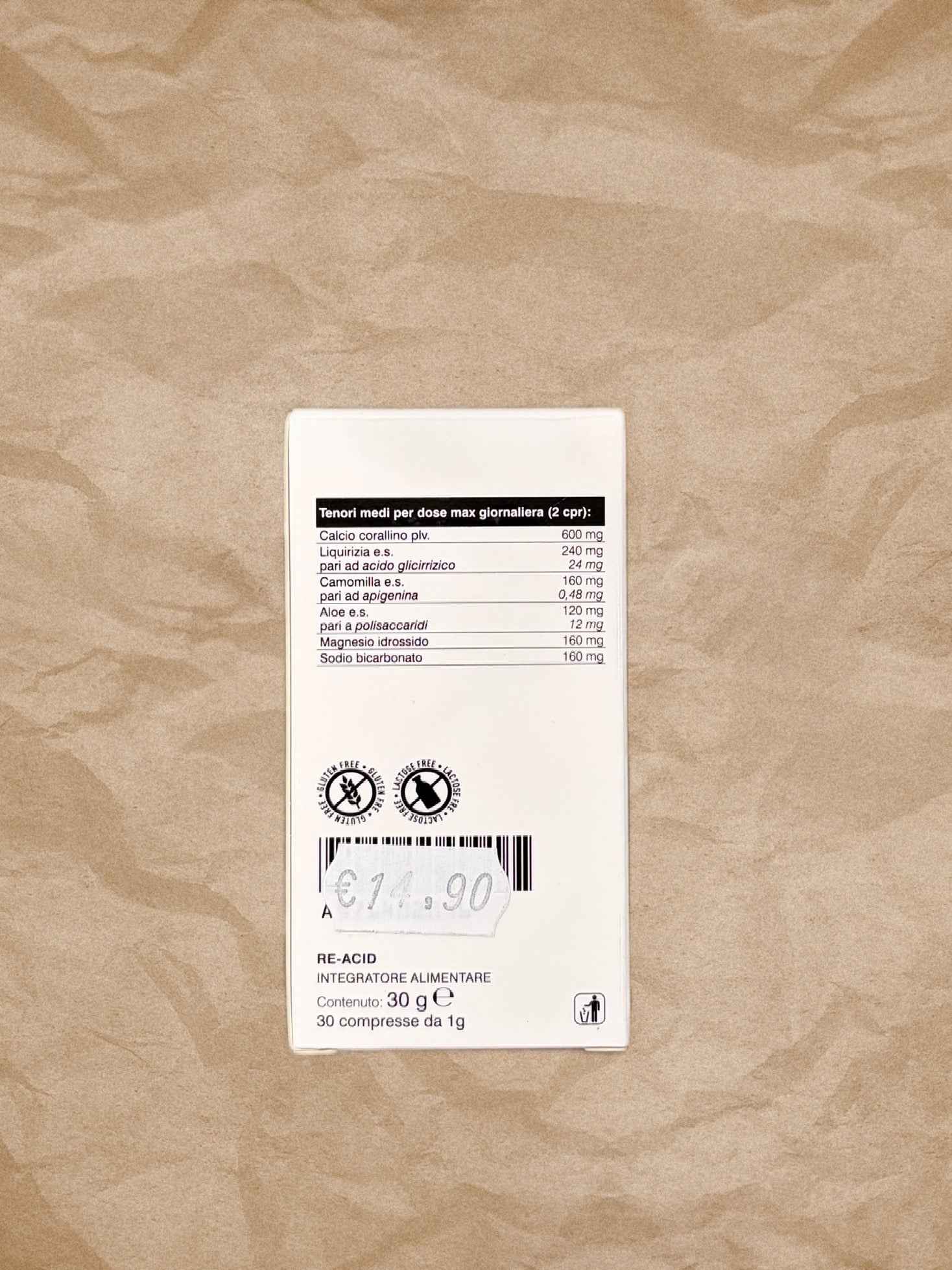 RE-ACID (30 compresse)