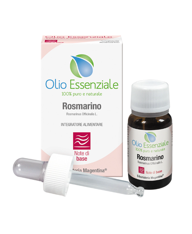 Olio Essenziale Rosmarino Erboristeria Magentina 10 ml