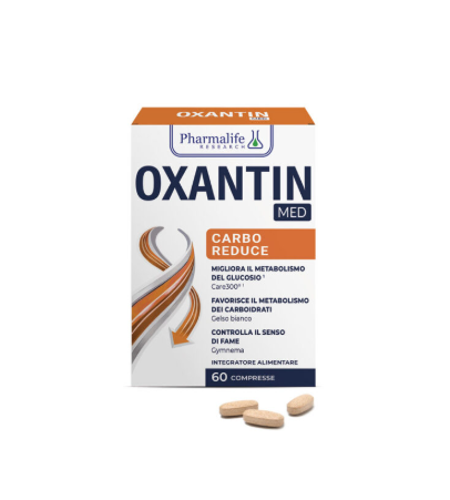 Oxantin Med Carbo Reduce ( Migliora il metabolismo del glucosio, favorisce il metabolismo dei carboidrati e controlla il senso di fame)