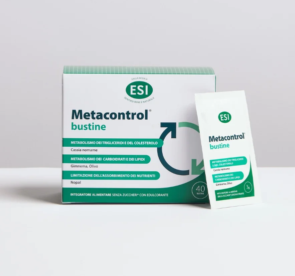 Metacontrol Integratore alimentare per i livelli di colesterolo, trigliceridi, zuccheri, pressione sanguigna peso corporeo.