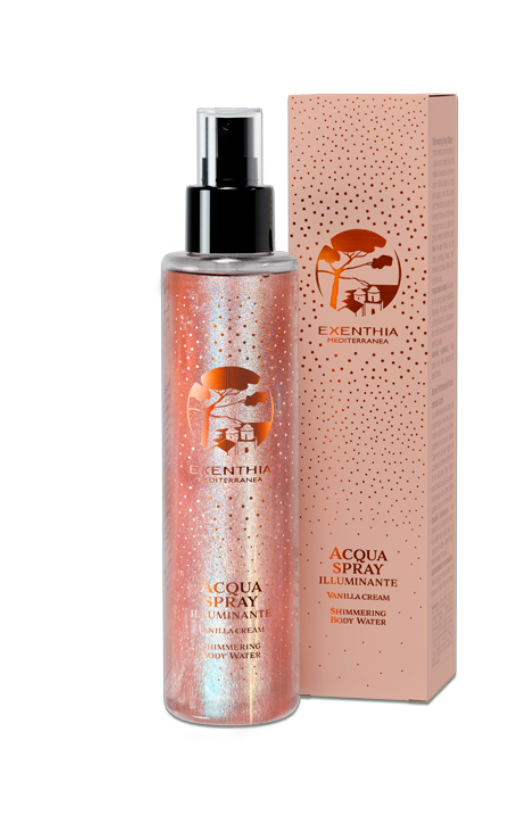 Acqua profumata idratante  shimmer Vanilla Cream
